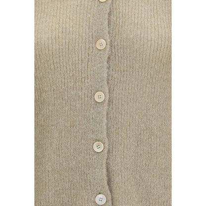 Beige Alpaca Vicugna Pacos Polo Shirt