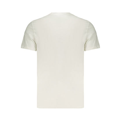 White Cotton Men's T-Shirt