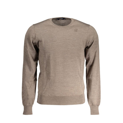 Brown Wool Men's Sweater