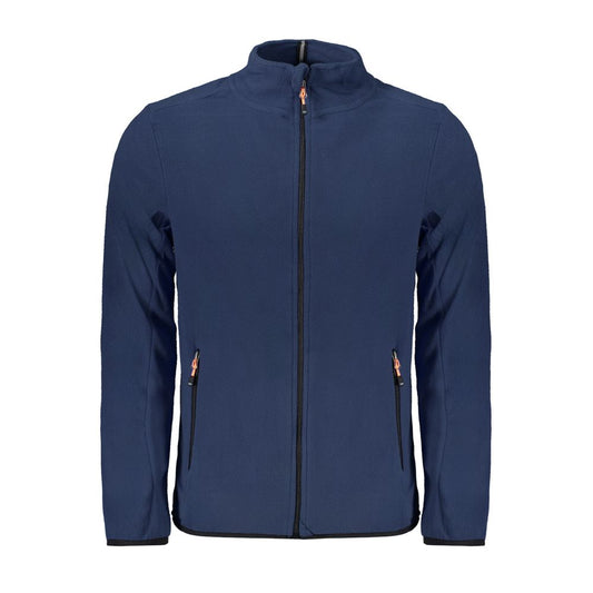 Blue Polyester Men's Sweatshirt