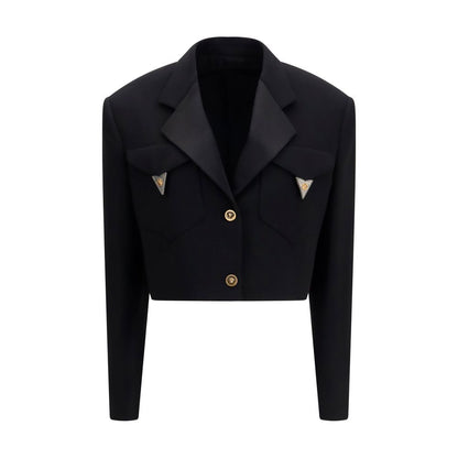 Black Wool Oves Aries Blazer