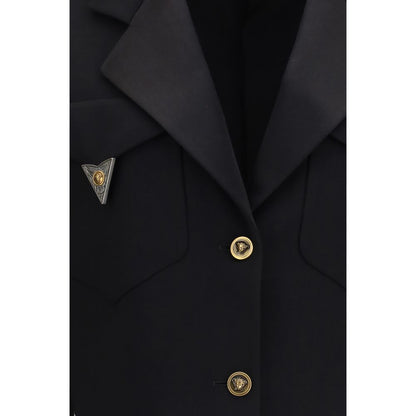 Black Wool Oves Aries Blazer