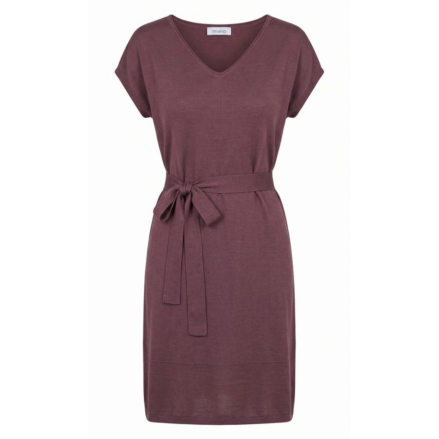 Purple Silk Women Dress