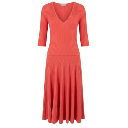 Red Cotton Women Dress
