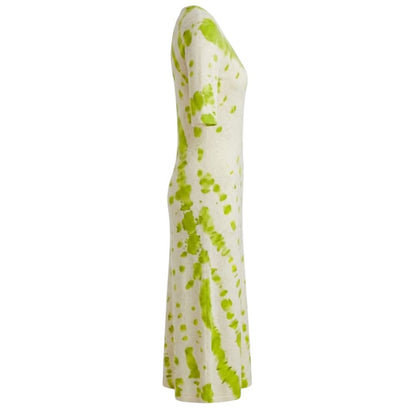 Green Cotton Women Dress