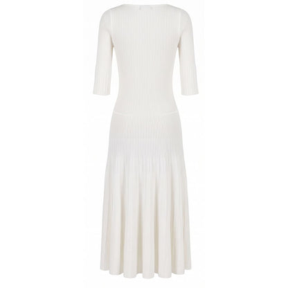 White Cotton Women Dress