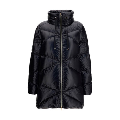 Black Goose Down Full-Length Jacket