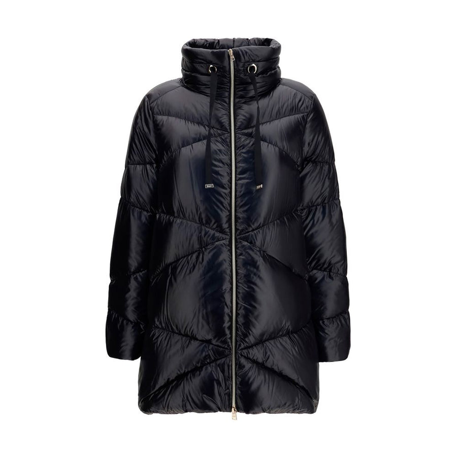 Black Goose Down Full-Length Jacket
