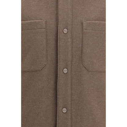 Brown Polyester Jacket
