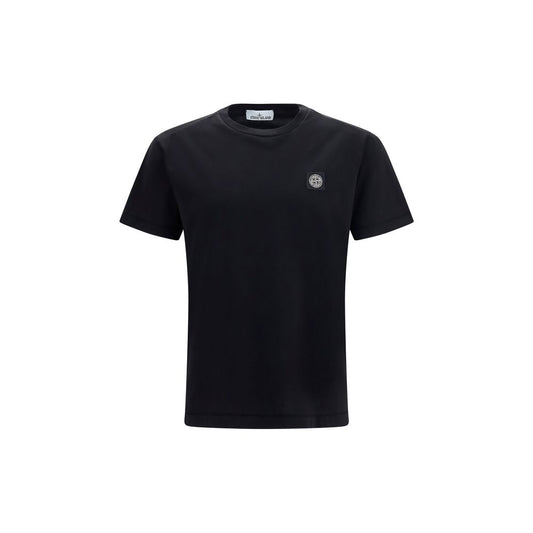 Black Cotton T-Shirt