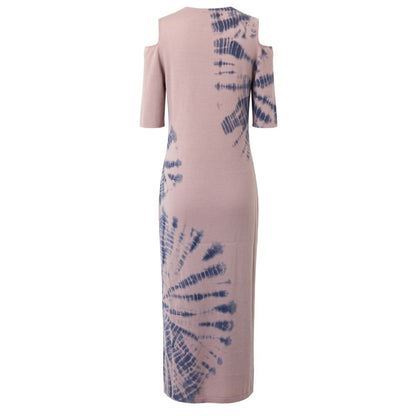 Purple Cotton Women Dress