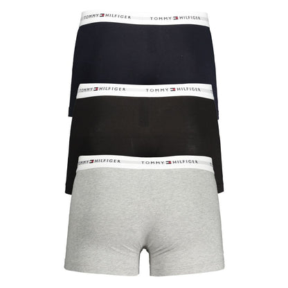 Gray Cotton Men's Boxer
