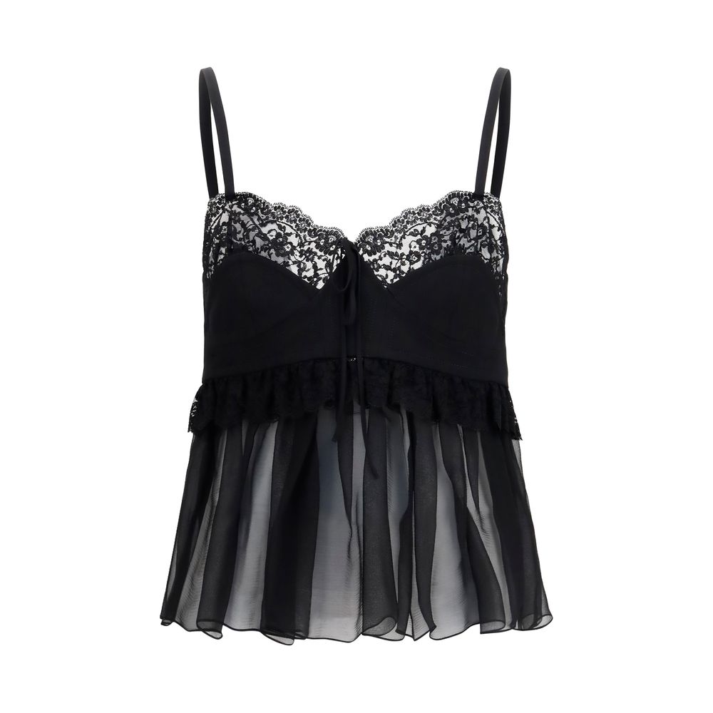 Black Silk Blouse