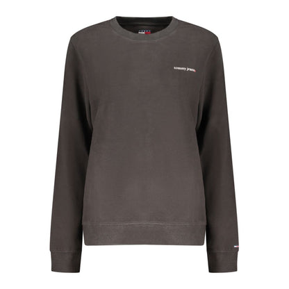 Black Cotton Women's Sweatshirt