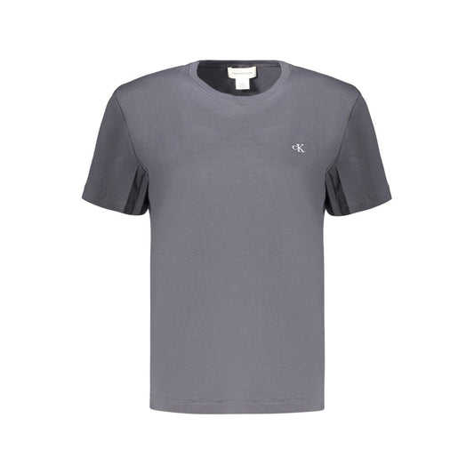 Gray Cotton Women's T-Shirt