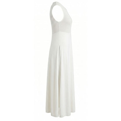 White Silk Women Dress