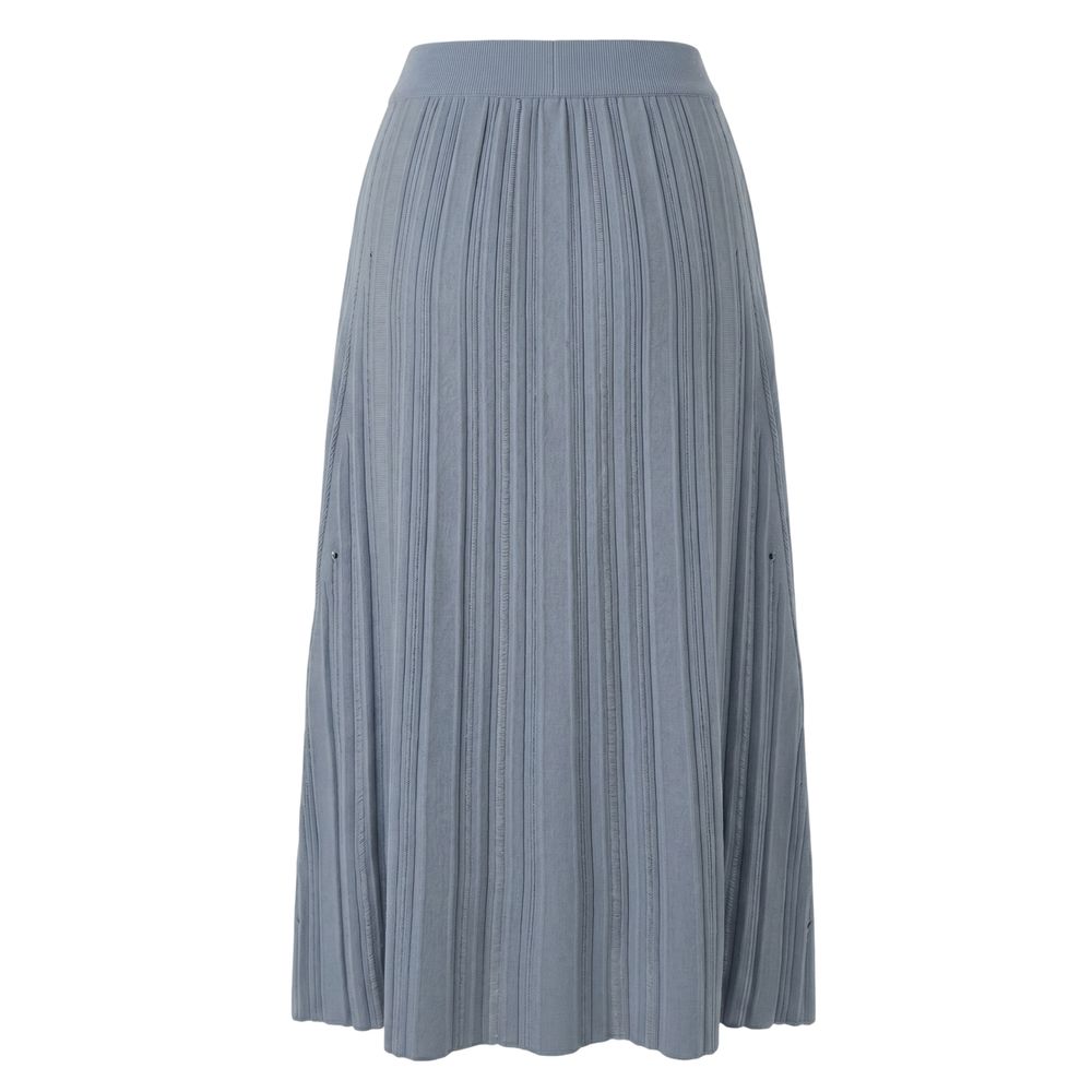 Grey Cotton Women Skirt