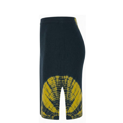 Yellow Cotton Women Skirt