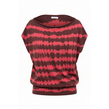 Brown Cotton Women T-Shirt