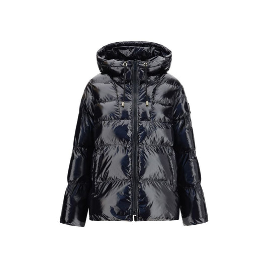 Black Polyamide Full-Length Jacket