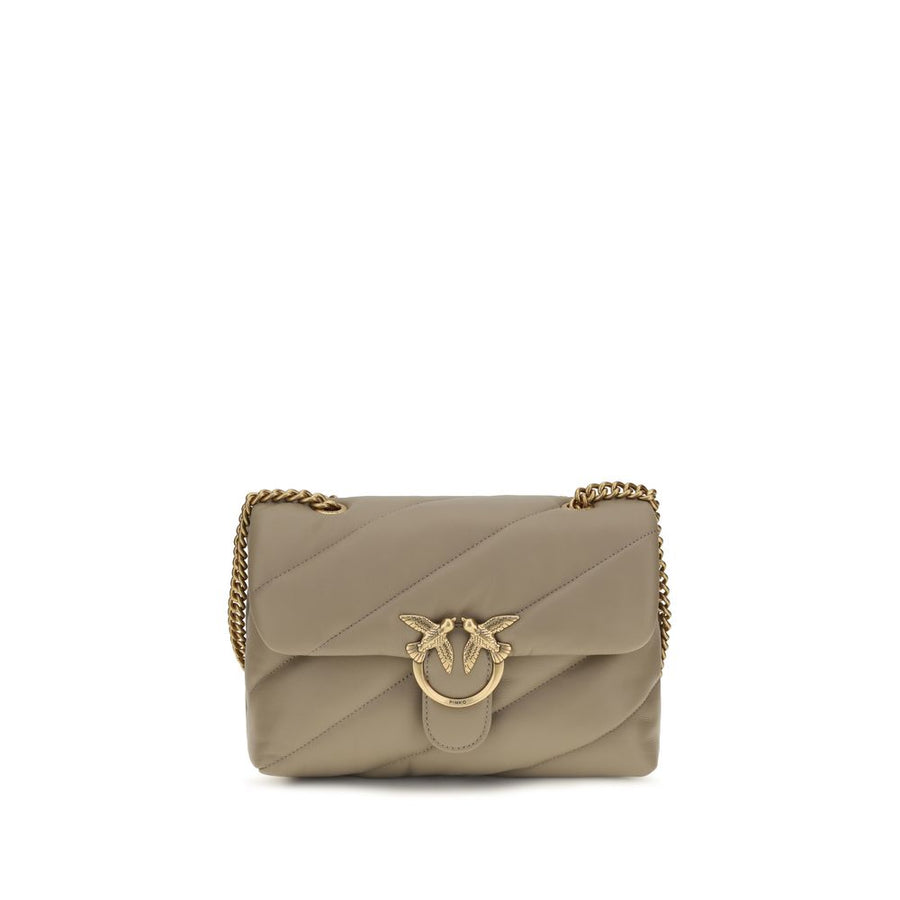 Gray Calf Leather Bos Taurus Shoulder Bag