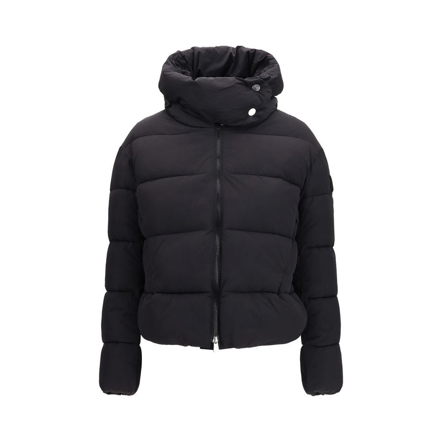 Black Nylon Full-Length Jacket