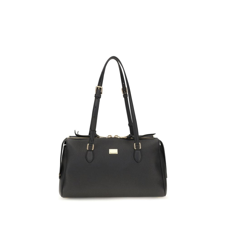 Black Calf Leather Bos Taurus Shoulder Bag