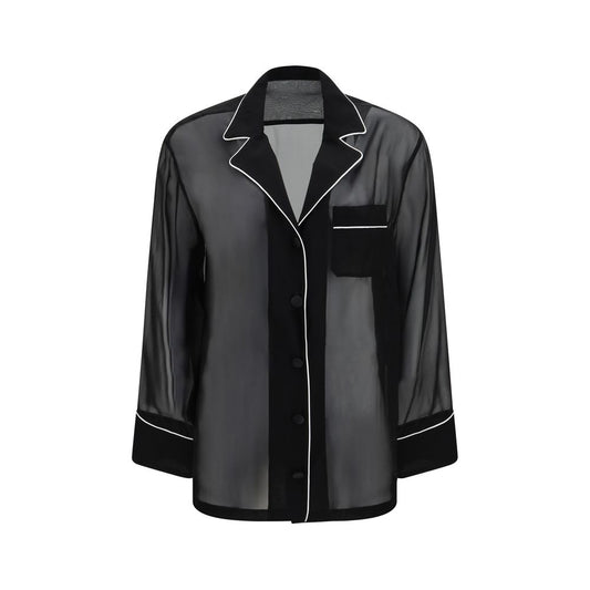 Black Silk Shirt