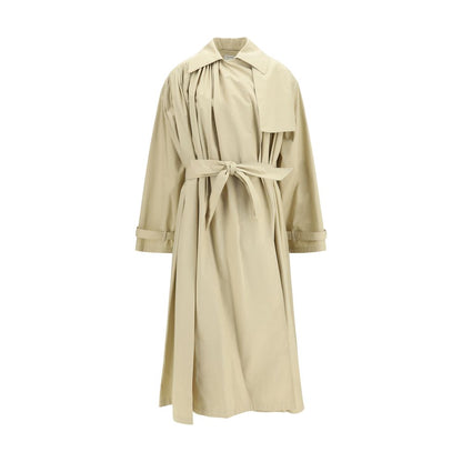 Beige Cotton Coat