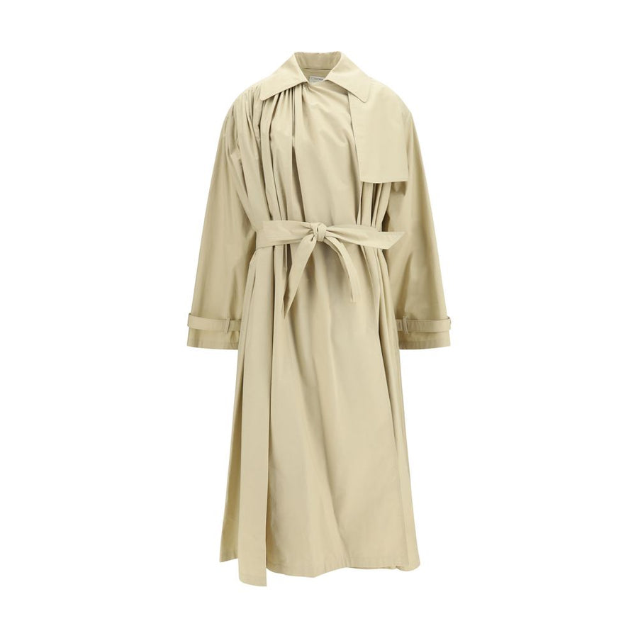 Beige Cotton Coat