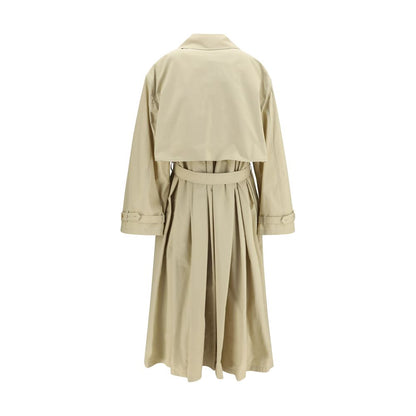 Beige Cotton Coat