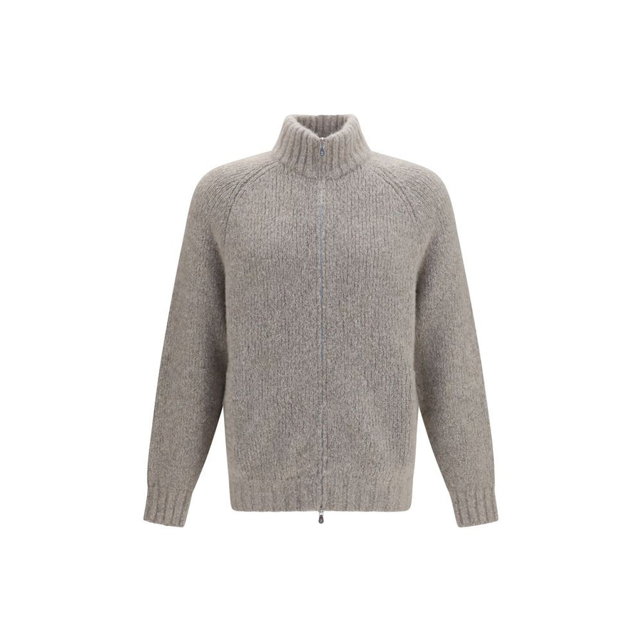 Gray Cashmere Cardigan