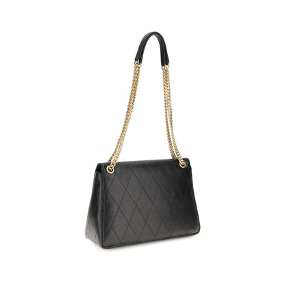 Black Calf Leather Bos Taurus Shoulder Bag