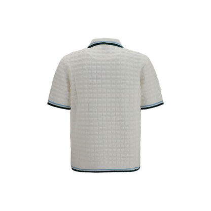 White Cotton Polo Shirt