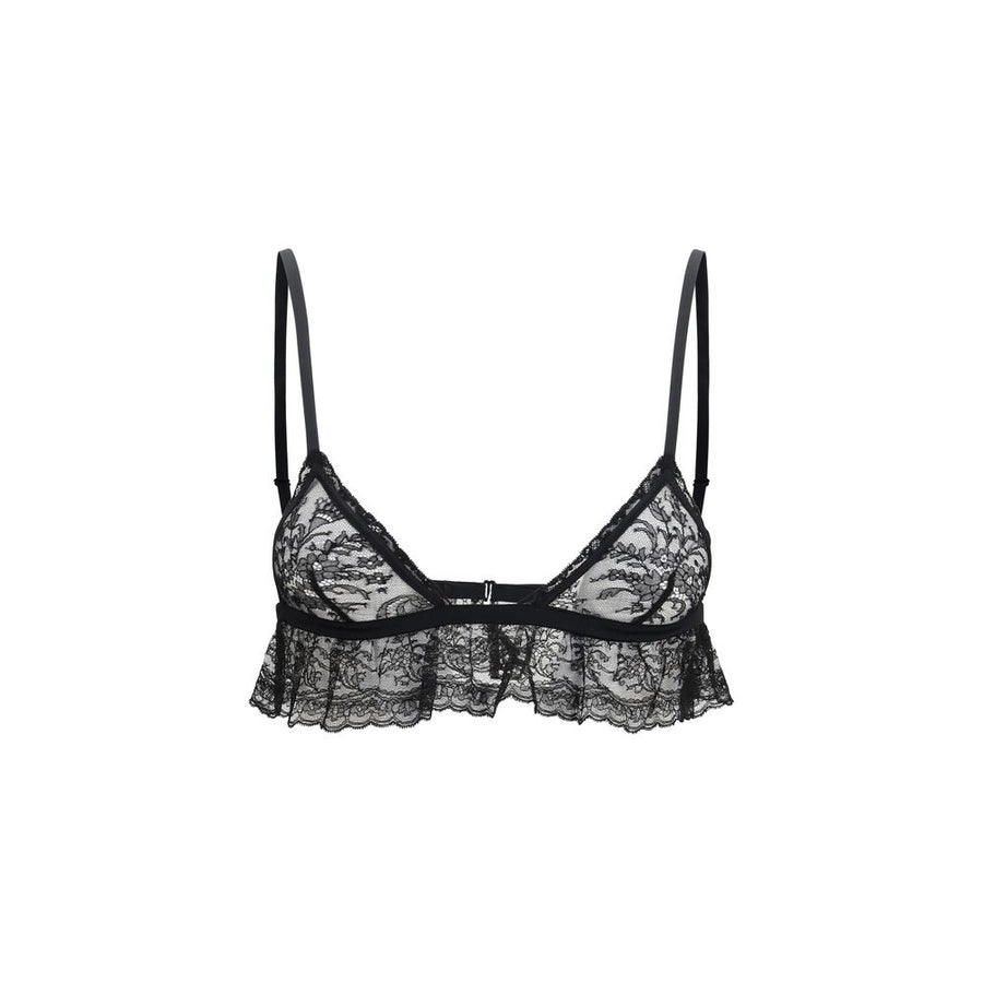 Black Cotton Bra