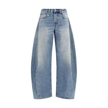 Blue Cotton Jeans Denim