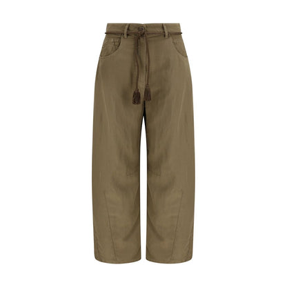 Bicolor Copper Casual Pants