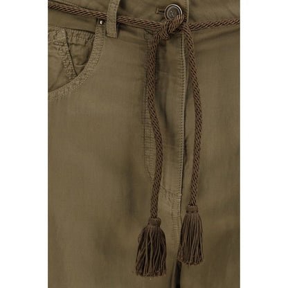 Bicolor Copper Casual Pants