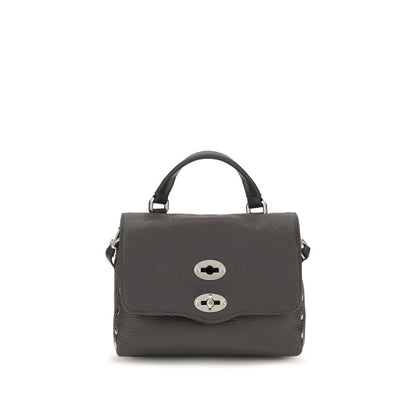 Gray Calf Leather Bos Taurus Handbag