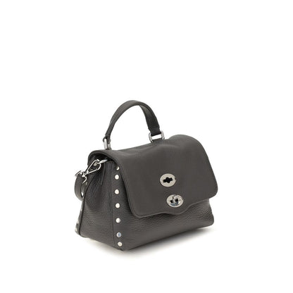 Gray Calf Leather Bos Taurus Handbag