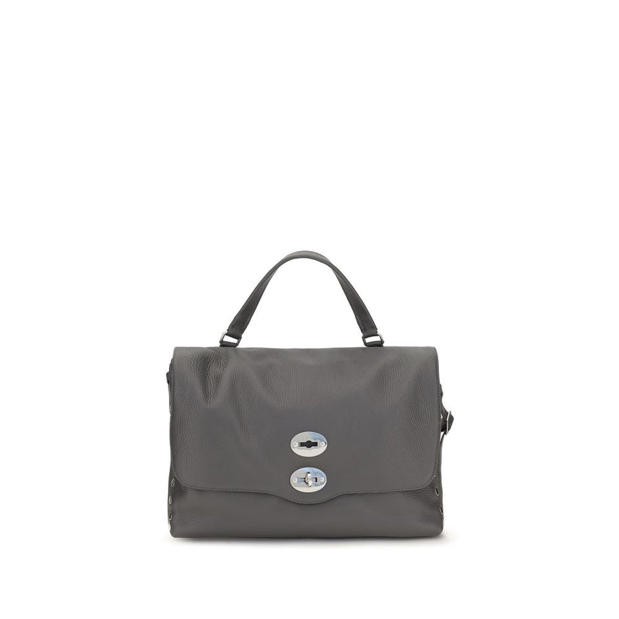 Gray Calf Leather Bos Taurus Handbag