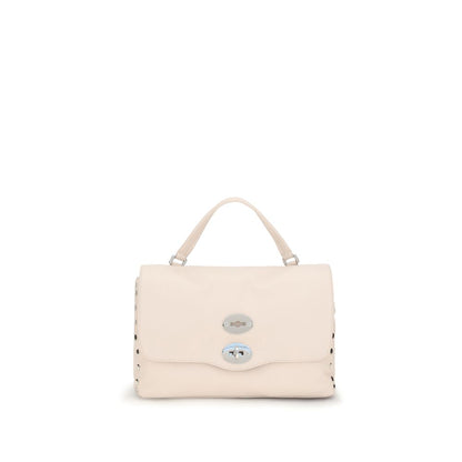 Beige Calf Leather Bos Taurus Handbag