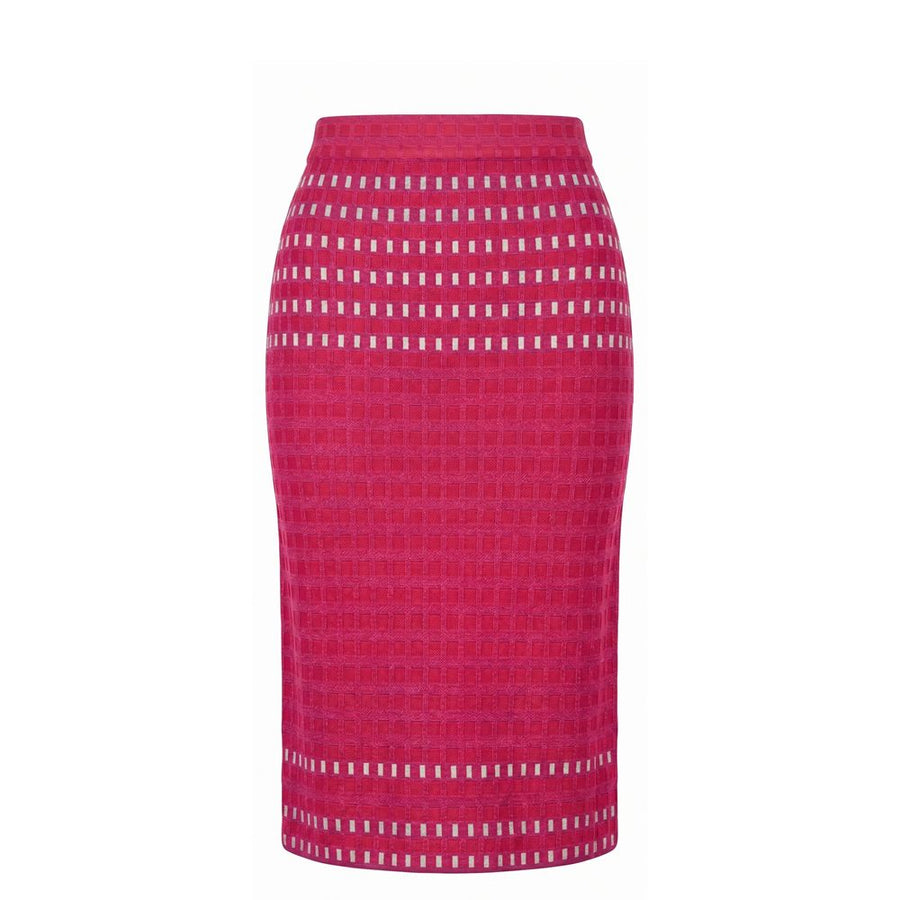 Purple Silk Women Skirt