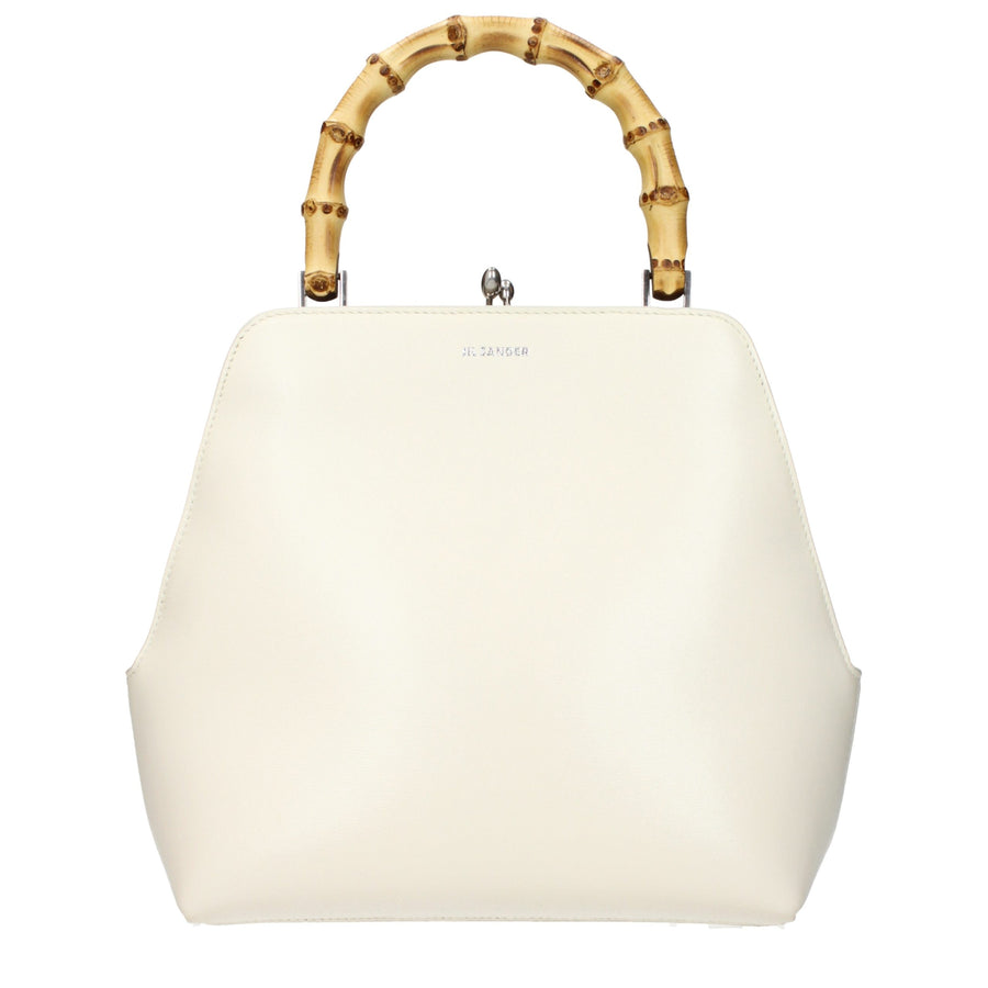 Beige Leather Handbag