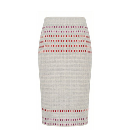 Grey Silk Women Skirt