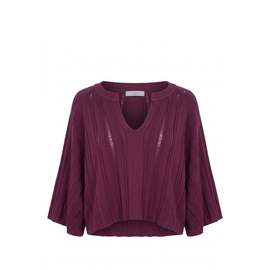 Purple Cotton Women Sweater