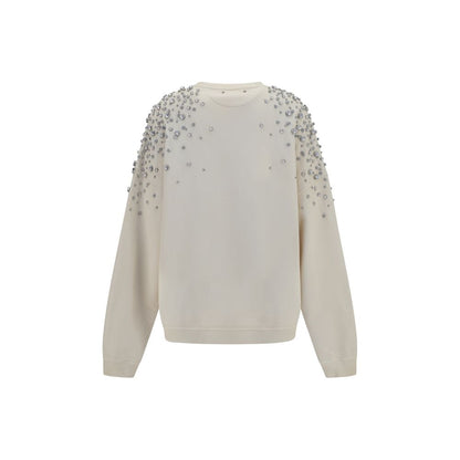 Beige Cotton Sweatshirt