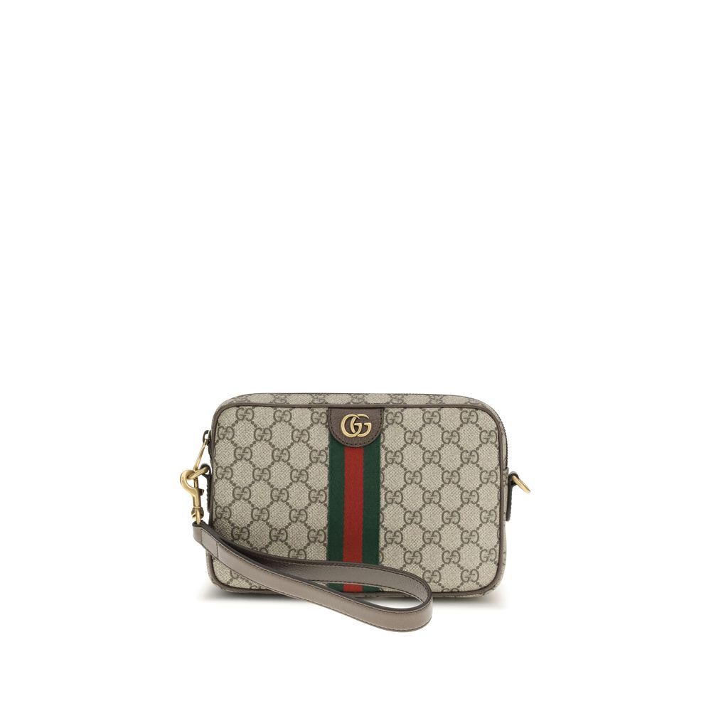 Beige Polyethylene Shoulder Bag