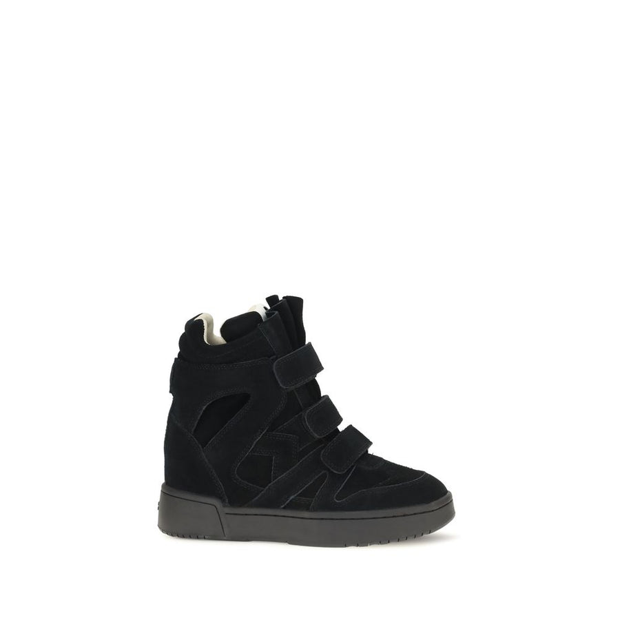 Black Calf Leather Bos Taurus Sneakers