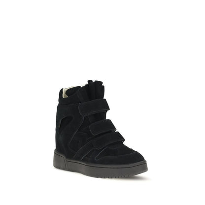 Black Calf Leather Bos Taurus Sneakers